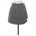 Forever 21 Casual Skirt: Gray Houndstooth Bottoms - Women's Size Large