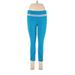 Lululemon Athletica Active Pants - Mid/Reg Rise: Blue Activewear - Women's Size 6
