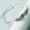 Anthropologie Accessories | Heloise Embellished Headband From Anthropologie - Nwot | Color: Silver | Size: Os