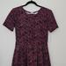 Lularoe Dresses | M Patterned Lularoe Amelia | Color: Purple/Red | Size: M