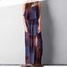 American Eagle Outfitters Dresses | American Eagle Boho Patchwork Sleeveless Maxi Dress | Color: Blue/Purple | Size: M