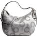 Coach Bags | Coach Madison Dotted Convertible Hobo In Silver | Color: Silver | Size: Os