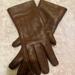 Coach Accessories | Coach Brown Leather Gloves Lined In Cashmere - Size 6 1/2 | Color: Brown | Size: 6 1/2