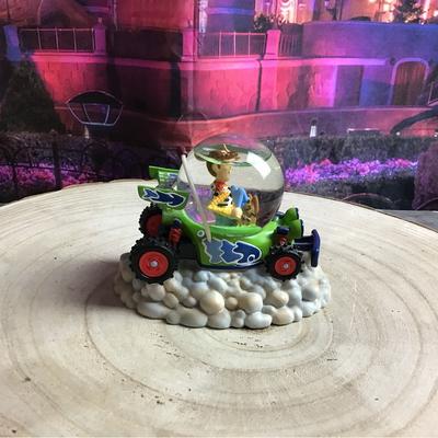 Disney Accents | Disney Pixar Toy Story Woody Mini Snow Globe Rc Car Retired -Preowned | Color: Blue/Green | Size: Os