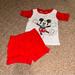 Disney Matching Sets | Disney Mickey Baby Boy Shorts Sets | Color: Red | Size: 18-24mb