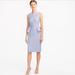 J. Crew Dresses | J. Crew Blue Linen Peplum Dress Size 4 | Color: Blue | Size: 4