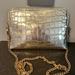 Michael Kors Bags | Michael Kors Gold Clutch. Excellent Condition. Clutch Converted To Crossbody | Color: Gold | Size: Os