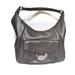 Michael Kors Bags | Michael Kors Leather Hobo Shoulder Bag | Color: Gray/Silver | Size: Os