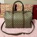 Gucci Bags | Authentic Vintage Gucci Duffle Bag With Strap | Color: Gray | Size: L18 X W8 X H 10