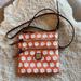 Dooney & Bourke Bags | Adorable Nwot Dooney & Bourke Critter Paw Triple Zip Messenger Crossbody Bag | Color: Orange/White | Size: Os