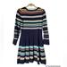 Anthropologie Dresses | Anthropologie Moth Sweater Dress Size M | Color: Blue/Orange | Size: M