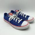 Converse Shoes | Converse Chuck Taylor All Star Low Top Canvas Blue Red Shoes Sz 6 Junior 660104f | Color: Blue/Red | Size: 6