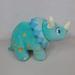 Disney Toys | Disney World Blue Dinoland Triceratops Animal Kingdom Dinosaur Plush Toy 10 Inch | Color: Blue | Size: Osbb