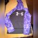 Under Armour Shirts & Tops | Girls Size Xxl, Under Armour Hooded Sweatshirt | Color: Gray/Purple | Size: Xxlg