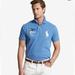 Polo By Ralph Lauren Shirts | - Nwt Polo Ralph Lauren Big Pony Mesh Knit Flag Polo | Color: Blue | Size: Various