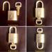 Louis Vuitton Accessories | Authentic Lv Louis Vuitton Gold Lock & Key 333 | Color: Gold | Size: 333