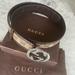 Gucci Accessories | Authentic Vintage Gucci Gg Canvas & Brown Leather Interlocking G Belt 90/36 | Color: Brown/Tan | Size: Os