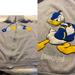 Disney Jackets & Coats | Disney Disneyland Resort Embroidered Donald Duck Grey Sweater Hooded Large | Color: Blue/Gray | Size: L