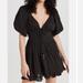 Free People Dresses | Free People Perfect Day A-Line Minidress | Color: Black | Size: L