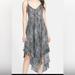 Free People Dresses | Free People Knot For You Print Midi/Maxi Dress Or Swim Cover Up | Color: Black/Gray | Size: S
