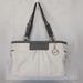 Coach Bags | Coach Pleated Gallery East West Handbag | Color: Gray/White | Size: 12" L X 9" H X 4.5" W