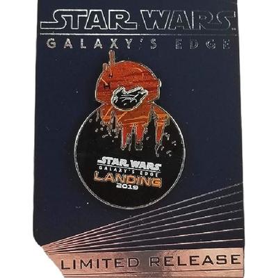 Disney Jewelry | Disney Star Wars Galaxy's Edge Landing 2019 - Bb-8 - Limited Release | Color: Black/Red | Size: Os