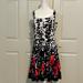 Nine West Dresses | Dramatic Nine West Sundress | Color: Black/Red | Size: 12