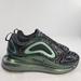 Nike Shoes | Nike Air Max 720 Sneakers Shoes Women Size 8 Runner Shiny Black Green | Color: Black/Green | Size: 8