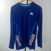 Adidas Shirts | Adidas Mens Long Sleeve Run Shirt, Blue, Sz Med, Lightly Worn, Read Description | Color: Blue | Size: M