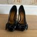 Coach Shoes | Coach Q264 Daisey Black Pump With Satin Bow | Color: Black | Size: 6.5