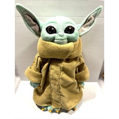 Disney Toys | Disney Store Star Wars Baby Yoda Plush 11" Mandalorian The Child Stuffed Figure | Color: Green/Tan | Size: 11 Inches