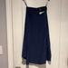 J. Crew Skirts | Jcrew Liquid Silk Midi Slip Skirt Navy Size 00 | Color: Blue | Size: 00