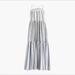 J. Crew Dresses | J.Crew Chambray Cover-Up Dress In Stripes | Color: Blue/White | Size: M
