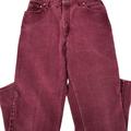 Levi's Jeans | Levi's Red Mid-Rise Ankle & Cropped Jeans | Made In Usa | Color: Red | Size: 12