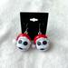 Disney Jewelry | Jack Skeleton Earrings Nightmare Before Christmas Earrings Christmas Earrings | Color: Red/White | Size: Os