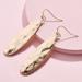 Anthropologie Jewelry | 2/$35 Anthro Rustic Gold Plated Bohemian Teardrop Textured Drop Earring | Color: Gold | Size: Os