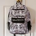 Disney Bags | Disney Cruise Line Steamboat Willie Large Backpack Rare | Color: Black/White | Size: 6 D X 12 W X 18 T