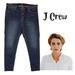 J. Crew Jeans | J Crew Re-Imagined Blue Denim Button Fly 10" High-Rise Skinny Jeans Women's 35 | Color: Blue | Size: 35