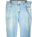 Levi's Jeans | Levi's 550 Relaxed Fit Denim Jeans Men's 42x30 Blue With Fade Distressed | Color: Blue/Red | Size: 42