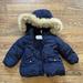 Zara Jackets & Coats | Kids Zara Winter Puffer Coat With Removable Faux Fur Trim | Color: Blue | Size: 18-24mb