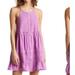 Free People Dresses | Free People! Desert Days Mini Dress Sundress In Dramatic Orchid Nwt! | Color: Purple | Size: L