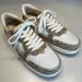 Madewell Shoes | Madewell Court Sneaker Spotted Calf Hair Cream White Multi Women’s Size 8 | Color: Cream/White | Size: 8