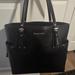 Michael Kors Bags | Michael Kors Voyage Travel Tote Leather Black W/Matching Wallet | Color: Black/Silver | Size: Os