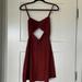 Anthropologie Dresses | Anthropologie Cut-Out Dress | Color: Red | Size: S