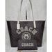 Coach Bags | Coach 2 Pcs Set Signature Leather Tote Shoulder Bag Purse Wsllet Nwt | Color: Brown | Size: Os
