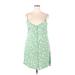 Aerie Casual Dress - Slip dress: Green Floral Dresses - Women's Size 2X-Large