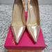 Kate Spade Shoes | Kate Spade Rose Gold Heels Size 8 Holiday Dates | Color: Gold | Size: 8