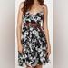 American Eagle Outfitters Dresses | American Eagle Floral Chiffon Dress | Color: Black | Size: 4