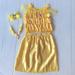 Disney Costumes | Belle Costume With Necklace And Bow | Color: Yellow | Size: Size 4 - 6x