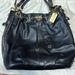 Coach Bags | Coach: Luxurious Large Black Leather Hobo Bag With Gold Hardwares. | Color: Black | Size: Os